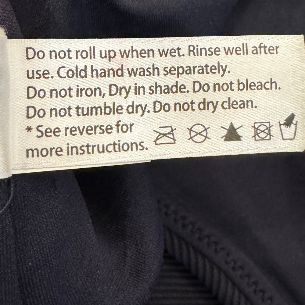 New! Australian Brand Milea Mini Rib One-Piece Swimsuit in Ink Size Medi… - Picture 11 of 11